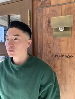 リバレッジ 広尾(Leverage)&nbsp;外国人風七三スキンフェード