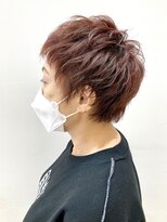 ヘアーライズ 池袋東口店(hair RISE) ハイライトブリーチピンクグレージュアフターカットパーマ