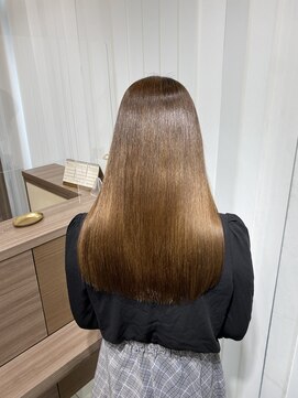 キュア 表参道(CURE) 黒髪/グレージュカラー/ココアベージュ/ヘルシーロング[表参道]