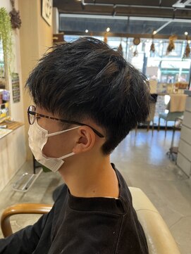 ミルコ バイ クラク(MIRUCO by KURAKU) メンズツーブロックショート