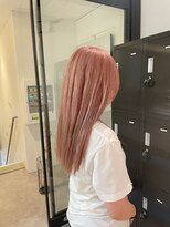 アイリー 名古屋(A/LEE)&nbsp;サーモンピンク／ブリーチカラー