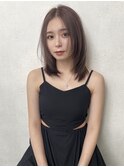 ショコラブラウン×レイヤーカット