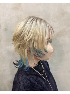 ブーミー(Bor mee) 【Bormee】裾カラー ウルフカット レイヤーカット