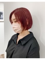 ゴウトゥデイ 横須賀店(GO TODAY)&nbsp;ボルドーカラー / 切りっぱなしボブ