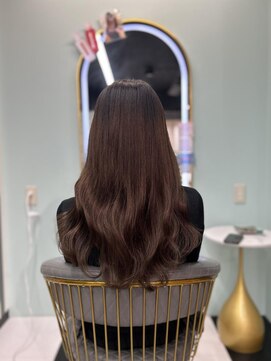 リエコー(RE'ECHO) プルエクステ/プラチナ/80本