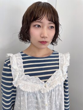 ジェスター(JESTER) ボブパーマ×オリーブブラウン【ボブ/ボブパーマ/パーマ】