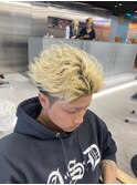 外国人風オールバック