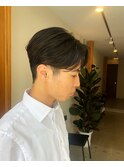 メンズ ツーブロック バーム仕上げ
