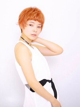 デビュー 沖縄泡瀬店(Debut) ベリーショート/ダークアッシュ/ニュアンスパーマ/韓国マッシュ