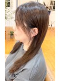 函館/グレージュ/透明感/つや髪/ブリーチなし