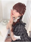 石田萌依ちゃん＊編み込みおさげヘア＊まゆ