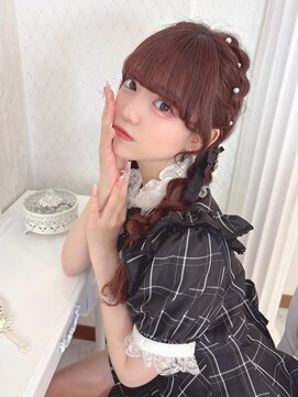 リルミー(Lilme) 石田萌依ちゃん*編み込みおさげヘア*まゆ