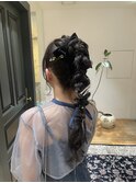 編み下ろしポニー