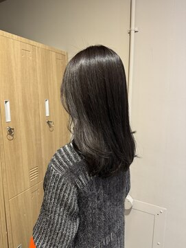 ローレンジウ(LOREN JU) 透明感髪質改善ベージュダブルカラーミルクティーグレージュ