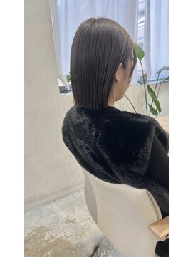 ディーオ 浦和店(Dio...) ぱつっとボブ×透明感オリーブグレージュ