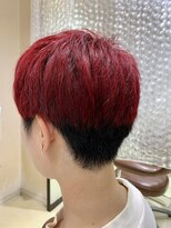 アズールサン 草加西口店(azule-sun)&nbsp;ベリーショート,ダブルカラー,レッド【草加】