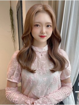 フォルテ 城北店 ピンク　韓国　レイヤーカット