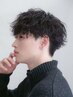 メンズカット+ツイストスパイラルパーマ+トリートメント→￥13200