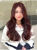 顔型別ヘアスタイル特集 /チェリーブラウン /ミニウルフ