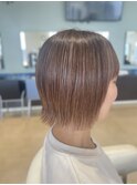 大人可愛いミニボブ◎30代40代前下がり×くびれで小顔効果