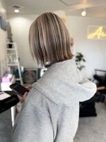 アラレ(ARARE)&nbsp;アンブレラデザインカラー×タッセルボブ