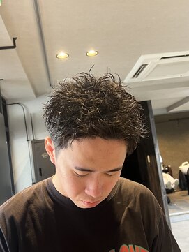 スウェル 柏店(Swell) スパイキーショート×ピンパーマ[柏/メンズパーマ]