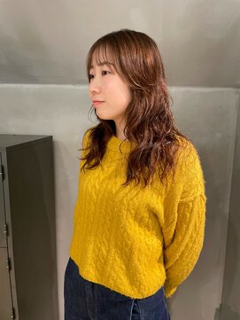 スヴニール(souvenir) ロングパーマ　コテ巻き風パーマ　デジタルパーマ