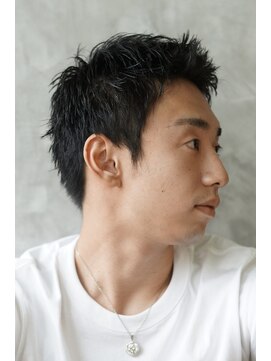 にもう ナチュラルスパイキー　シャギー