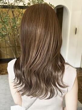 ヘアーアイスカルテット(HAIR ICI QUARTET) 韓国風◎小顔効果ベージュミディアム×シースルー