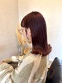 エレ('ele)&nbsp;#髪質改善＃ツヤカラー#チェリーレッド#エクラリティ