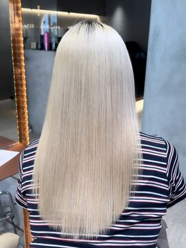 リール 銀座(R'EEL) ブリーチ縮毛矯正/縮毛矯正/髪質改善/前髪/顔まわり