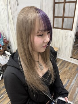 ヘアスタジオワン 藤沢店(HAIR STUDIO ONE) 前髪デザインカラー