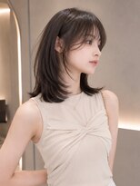 elan tokyo 学芸大学店　髪質改善／ケアカラー／ケアブリーチ【6月24日OPEN（予定）】&nbsp;透明感シアーブラウン/顔まわりカット/ハッシュカット