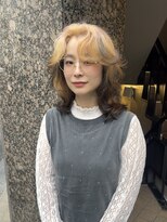 アミュレ ヘア サロン(Amule hair salon) ケアブリーチミルクティーベージュグラデーションカラーレイヤー