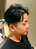 エムエイチザバーバー 本町(MH THE BARBER) かき上げツーブロックショート【北浜・堺筋本町・淀屋橋】