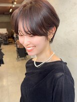 ダム(DaM)&nbsp;ナチュラルボブ前髪ありイメチェン20代30代40代ショートボブ