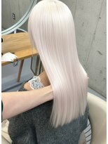 プネル 渋谷(PUNEL)&nbsp;原宿/ホワイトカラー/ホワイトブロンド　ホワイトベージュ