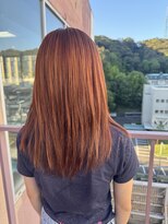 ビアージュ(Viage)&nbsp;#オレンジ #ブリーチ履歴 #レイヤー #韓国風 #トレンドカラー
