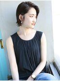 天神【BIRTH】ミニボブミルクティーブラウン束感ショート7
