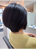 まとまりショートボブ