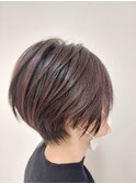 お手入れ簡単!骨格補正ショートヘア