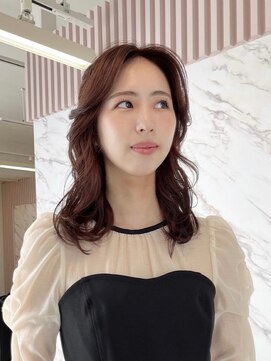 ソウ(SOU) ルビーブラウン　お呼ばれstyle