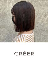 クレール 住吉店(CREER) 定番だけどやっぱり可愛い!!シンプルなストレートボブ