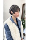LS HAIR 片山 ブリーチカラーと丸みショート