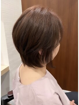 オリジンアド(ORIGIN+) 大人丸みショート/白髪ぼかし/30代/40代/50代/60代