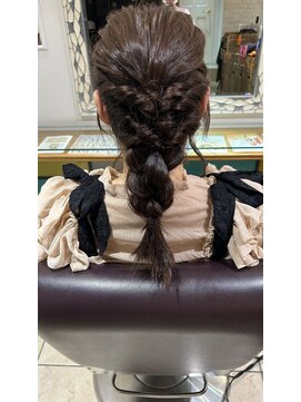 ネオリーブ チッタ 阿佐ヶ谷店(Neolive citta) 編みおろしヘアー【ミサキ】