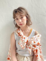 ムク 甲府(muku.)&nbsp;前髪/マチルダボブ/ピンクベージュインナー/グレージュ[甲府駅]