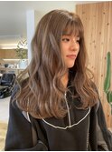 【oasisマミ】20代30代大人可愛いベージュカラー/ケアブリーチ