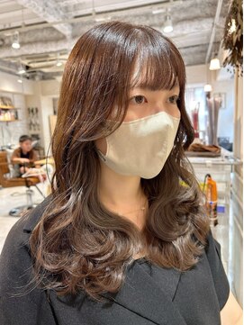 ラボヌールヘアーリアン 川越店(La Bonheur hair Lien) グレージュ