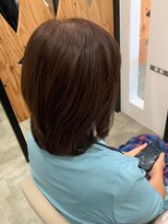 サンタフェ 日進岩崎店(Santa'Fe)&nbsp;Santa'Fe式脱白髪染め白髪ぼかしカラー/ミディアム